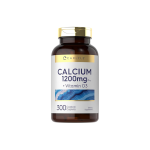 Carlyle Calcium + Vitamin D3 - 1200mg - 300 Coated Caplets