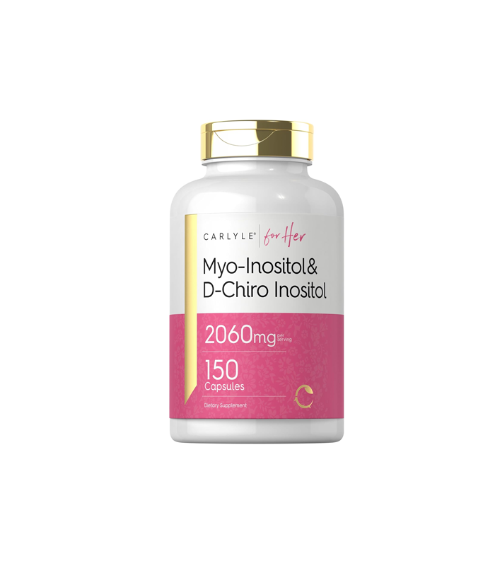 Carlyle Myo-Inositol & D-Chiro Inositol Supplement for Women 2060mg 150 Capsules