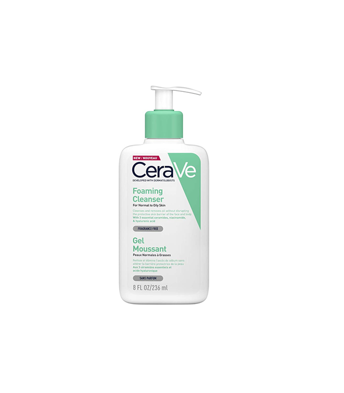 Cerave Foaming Cleanser For Normal To Oily Skin 236ml