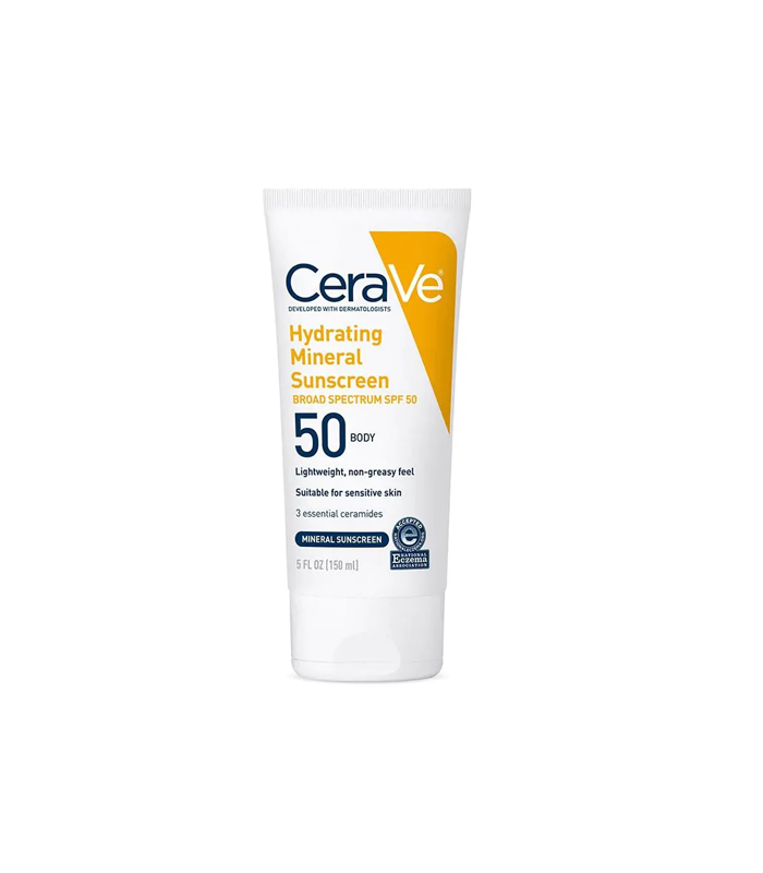 Cerave Hydrating Mineral Sunscreen SPF 50 Body 150ml