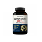 NatureBell Benfotiamine 300mg with Thiamine 100mg 240 Veggie Capsules
