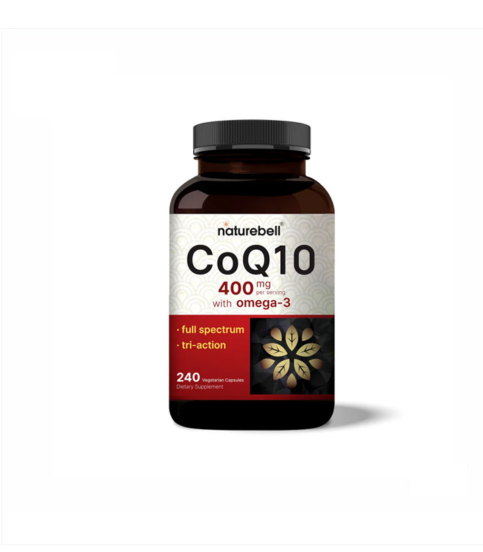 NatureBell CoQ10 400mg with Omega 3 Fatty Acids 240 Capsules