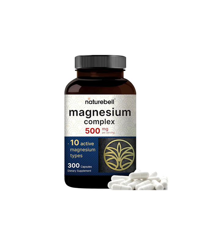 NatureBell Magnesium Complex Supplement 500mg, 300 Capsules