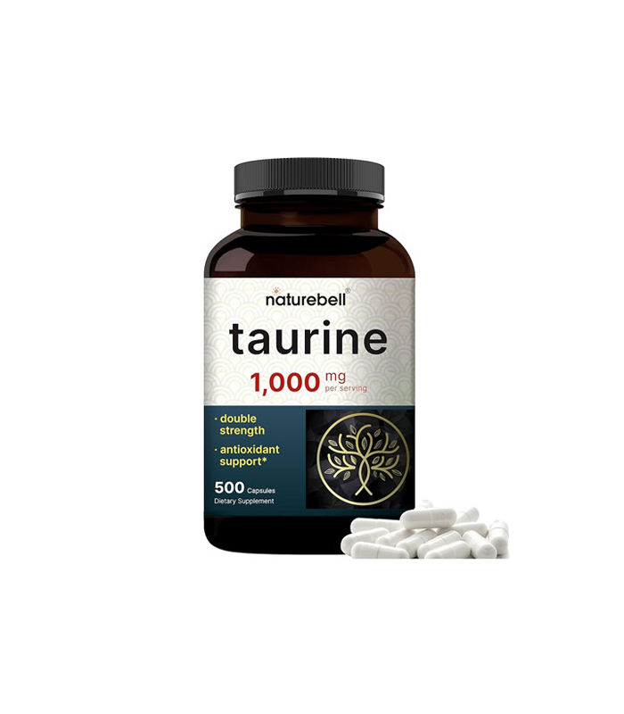 NatureBell Taurine 1000mg Per Serving, 500 Capsules