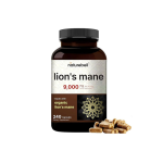 Naturebell Lions Mane 9000mg Per Serving, 240 Capsules