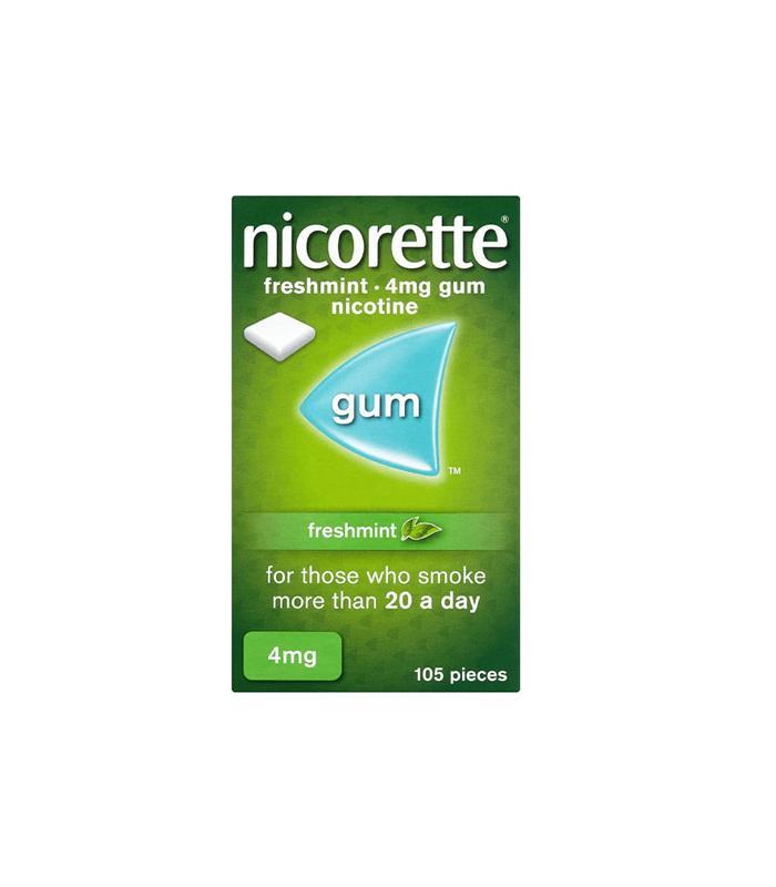 Nicorette 4mg Freshmint Gum 105 Pieces