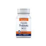 Piping Rock Probiotic 6 Billions Multi Enzymes 100 Chewable Tablets