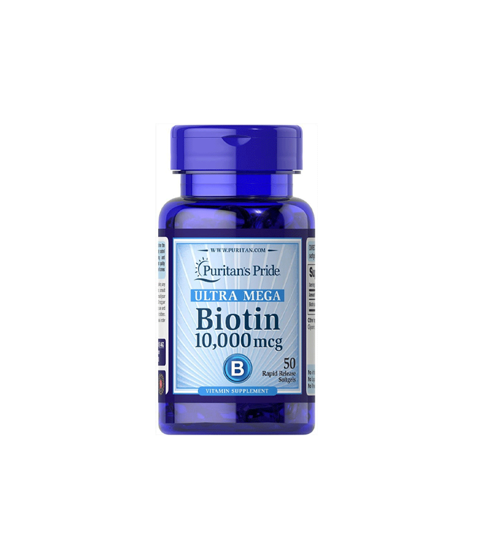 Puritan’s-Pride-Biotin-10000mcg-50-Softgels Puritan’s Pride Biotin 10000mcg 50 Softgels