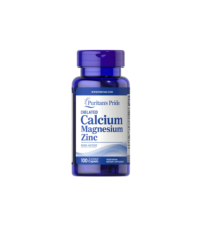 Puritan’s-Pride-Chelated-Calcium-Magnesium-Zinc-100-Tablets Puritan’s Pride Chelated Calcium Magnesium Zinc 100 Tablets