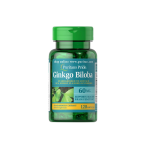 Puritan's Pride Ginkgo Biloba Standardized Extract 60 mg 120 Softgels