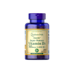 Puritan's Pride Vitamin D3 50 mcg (2000 IU), 200 Softgels
