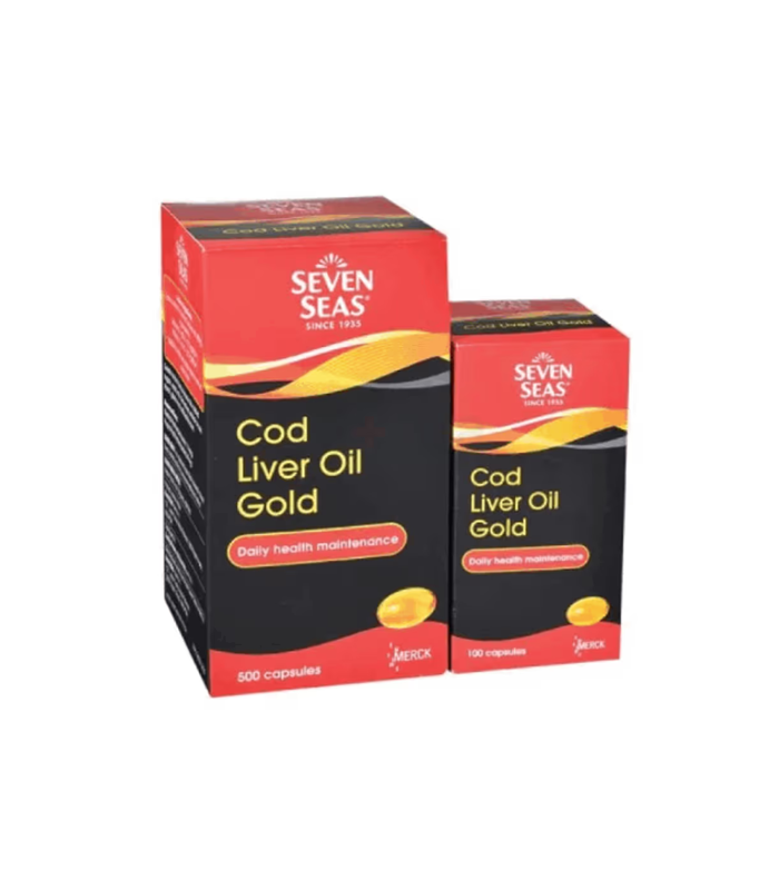 Seven Seas Cod Liver Oil Gold 600 Capsules