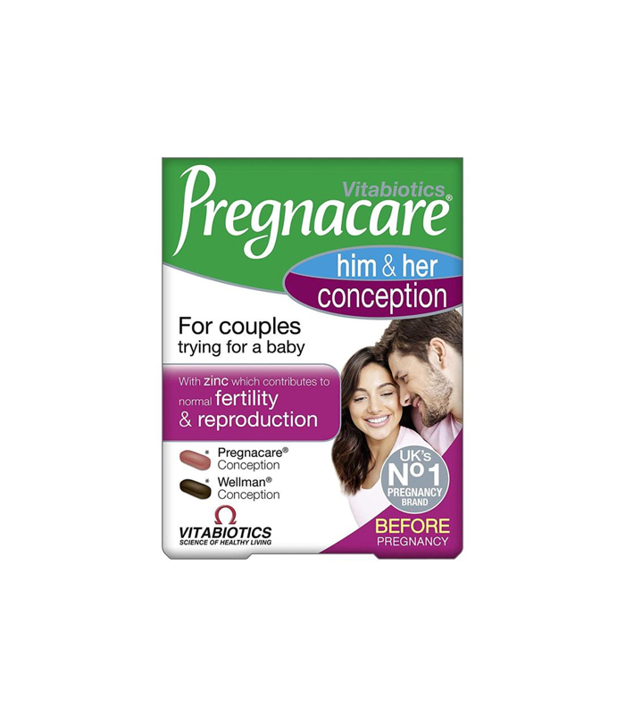 Vitabiotics Pregnacare His & Her Conception for Couples 60 Tablets