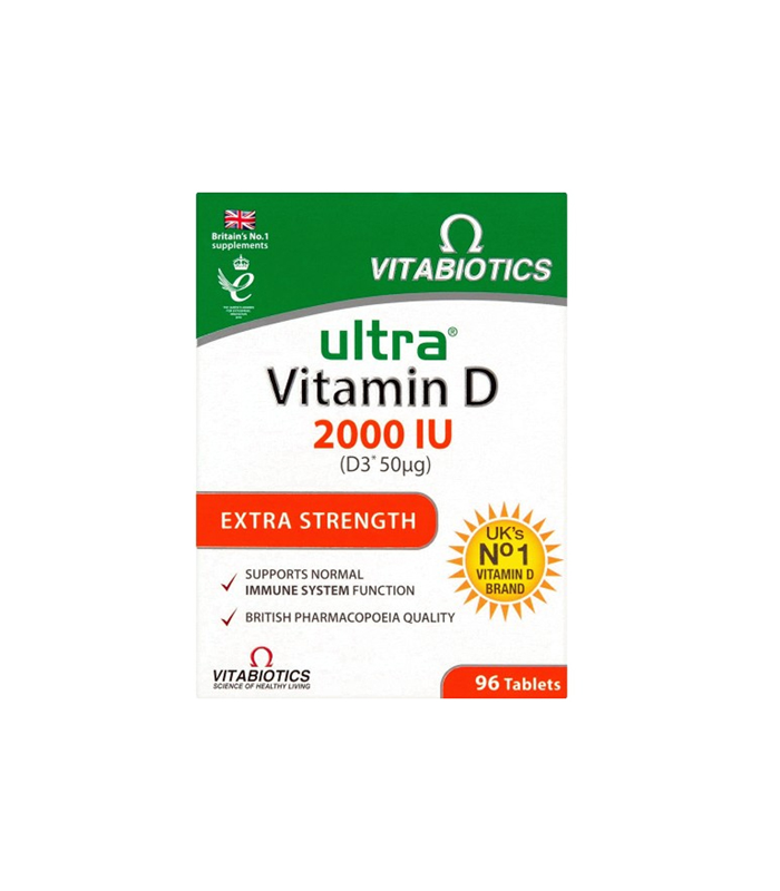 Vitabiotics Ultra Vitamin D 2000 IU 96 Tablets