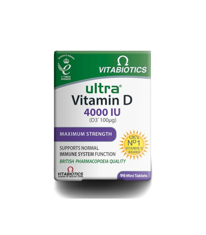 Vitabiotics Ultra Vitamin D 4000 IU Extra Strength 96 Tablets