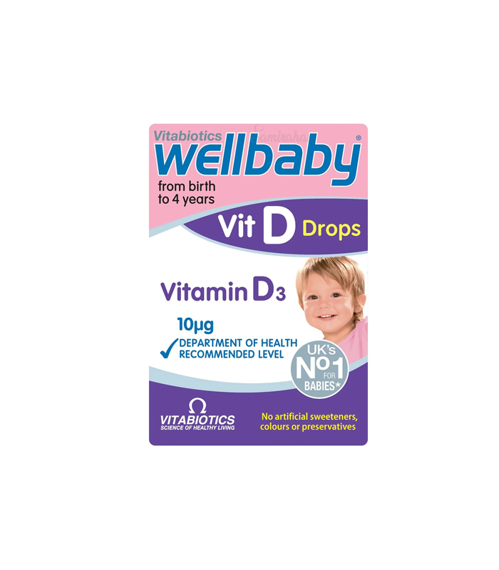 Vitabiotics Wellbaby Vitamin D3 Drops Birth to 4 Years 30ml