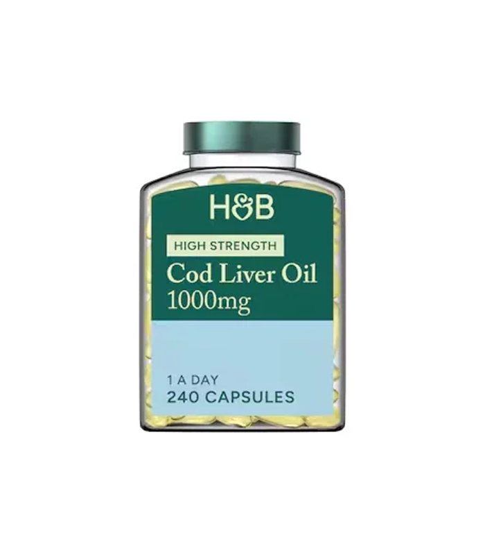 Holland & Barrett Pure Cod Liver Oil 1000mg 240 Capsules