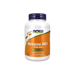 NOW Betaine HCl 648mg, Digestive Support 120 Veg Capsules