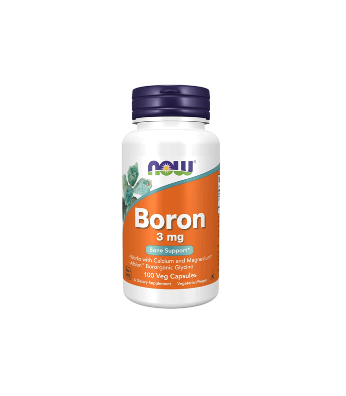 NOW Boron - 3mg - 100 Capsules