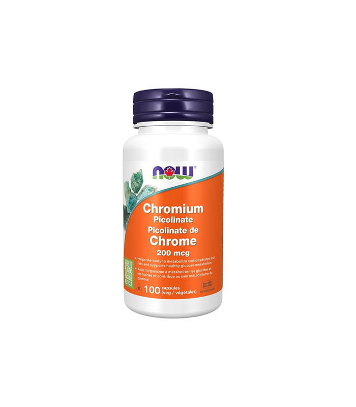 NOW-Chromium-Picolinate-200mcg-Insulin-Co-Factor-100-Capsule NOW Chromium Picolinate 200mcg Insulin Co-Factor 100 Capsule