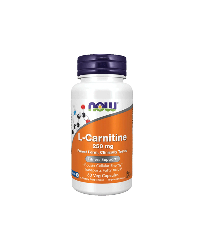 NOW Foods L-Carnitine 250 mg – 60 Veg Capsules
