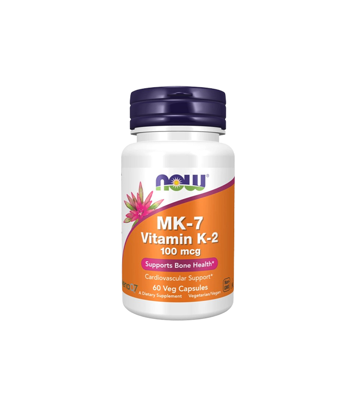 NOW MK-7 Vitamin K-2 100 mcg Veg 60 Capsules