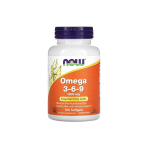 Now Foods Omega 3-6-9, 1,000 mg, 100 Softgel