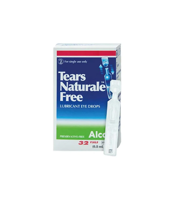 Alcon Tears Naturale Free Lubricant Eye Drops 32 Vials