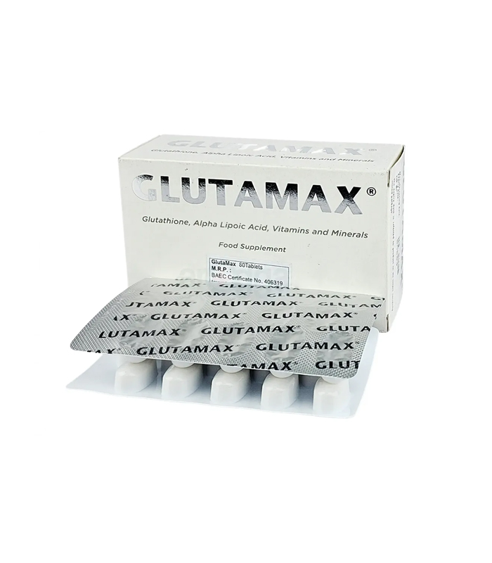 GlutaMAX Glutathione Reduced 500mg Skin Brightening Complex (60 Tablets)