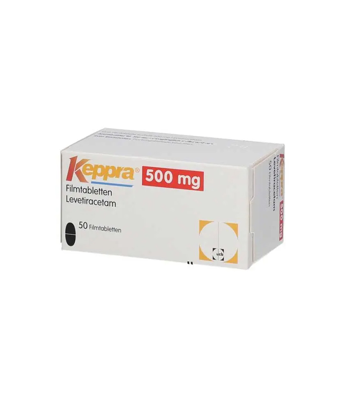 Keppra 500mg 50 Tablets