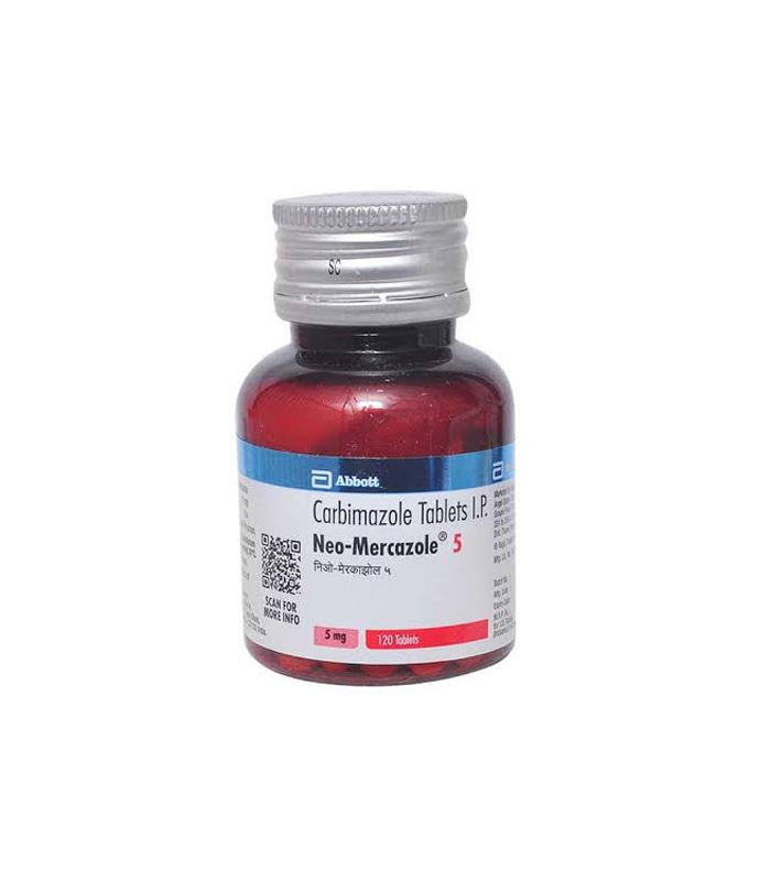 Neo-Mercazole-5mg-Tablet-120’s-(Carbimazole) Neo-Mercazole 5mg Tablet 120’s (Carbimazole)
