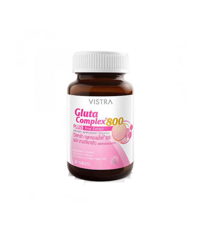 Vistra Gluta Complex 800 Rice Extract 30 Tablets
