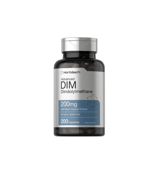 Horbaach Advanced DIM 200mg with Black Pepper Extract (200 Capsules)