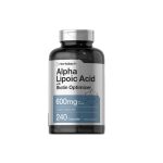 Horbaach Alpha Lipoic Acid 600mg with Biotin (240 Capsules)
