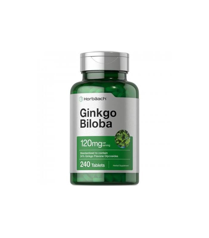 Horbaach Ginkgo Biloba 120mg (240 Standardized Tablets)