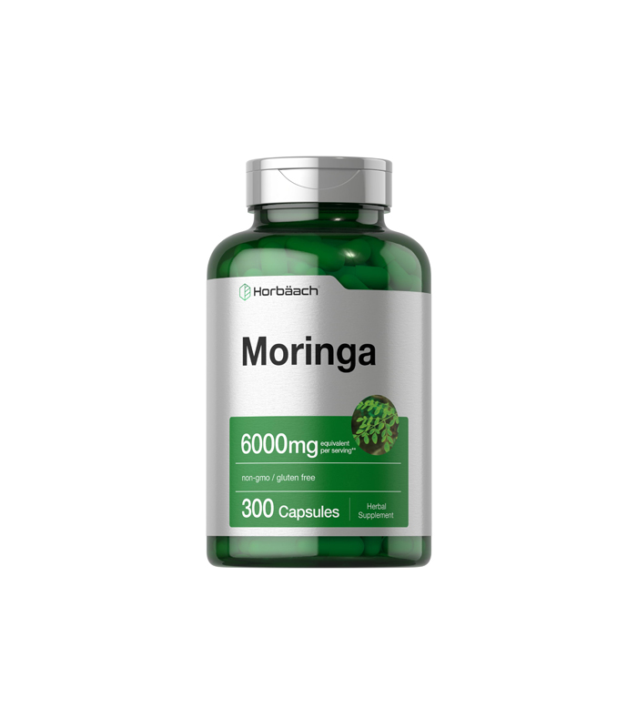 Horbaach Moringa Oleifera 6000mg (300 Capsules)