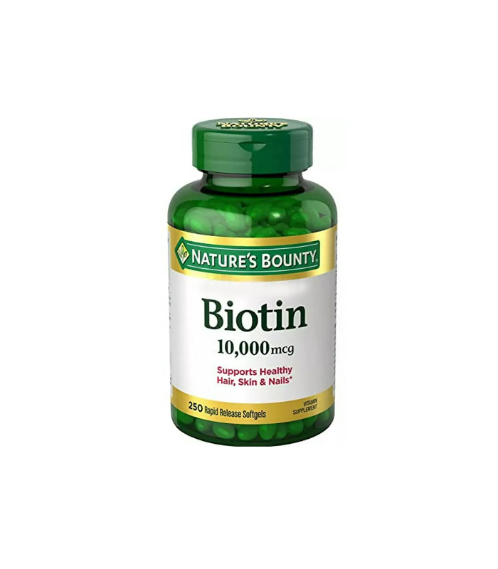 Nature's Bounty Biotin 10000mcg (250 Softgels)