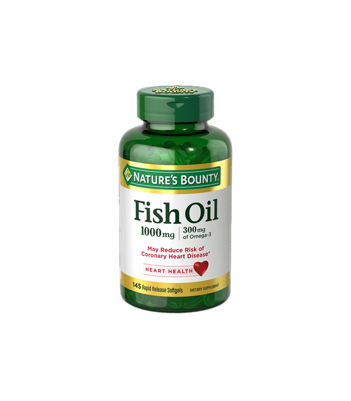 Nature's Bounty Fish Oil 1000mg Omega-3 (145 Rapid Release Softgels)