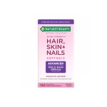 Nature’s Bounty Hair, Skin & Nails Advanced Biotin 5000mcg (150 Softgels)