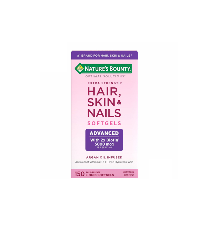 Nature’s Bounty Hair, Skin & Nails Advanced Biotin 5000mcg (150 Softgels)