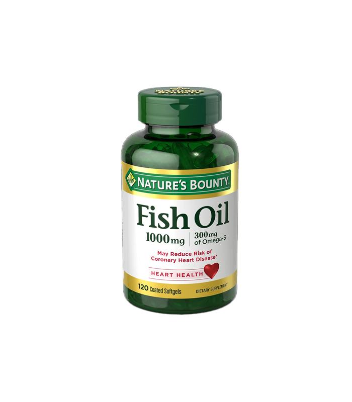 Nature's Bounty Odorless Fish Oil 1000mg (120 Softgels)