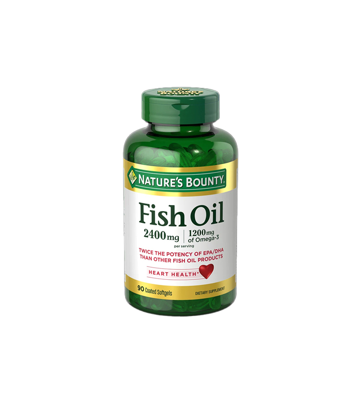 Nature's Bounty Odorless Fish Oil 2400mg (90 Softgels)