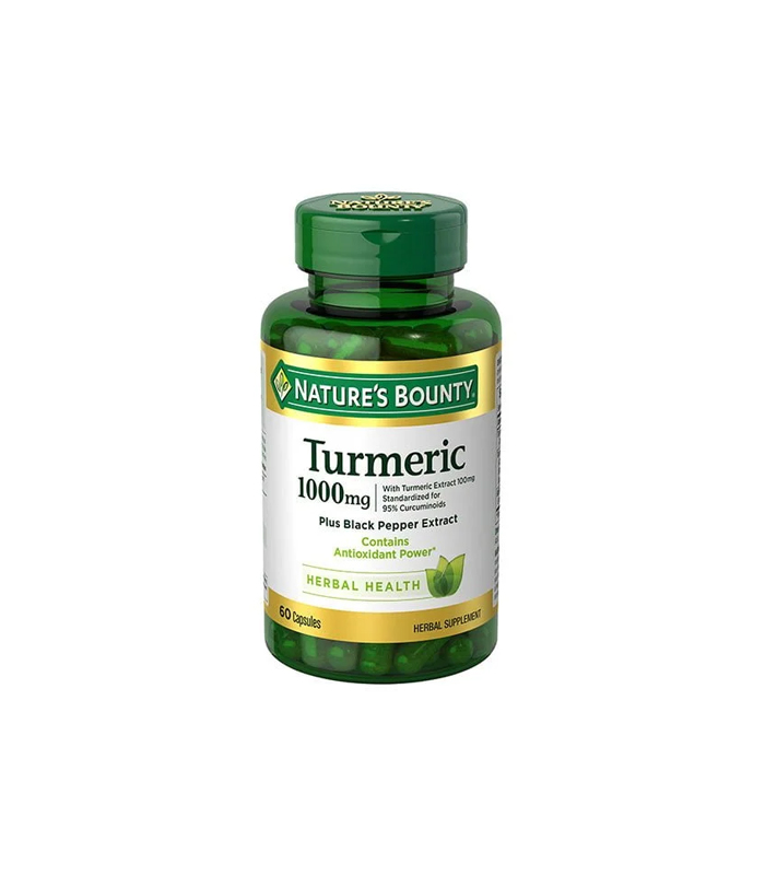 Nature's Bounty Turmeric 1000mg with Black Pepper (60 Capsules)