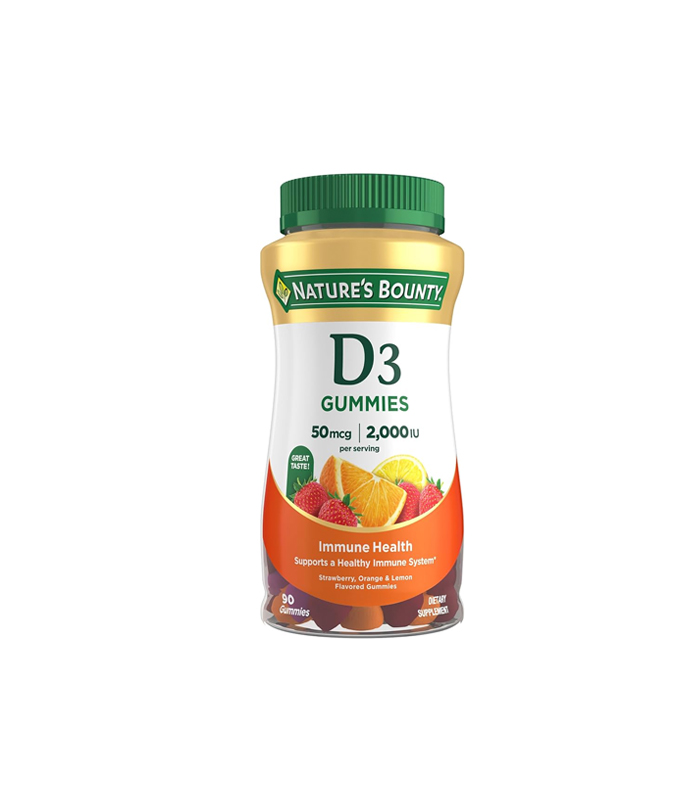Nature's Bounty Vitamin D3 Gummies 2000 IU (90 Gummies)