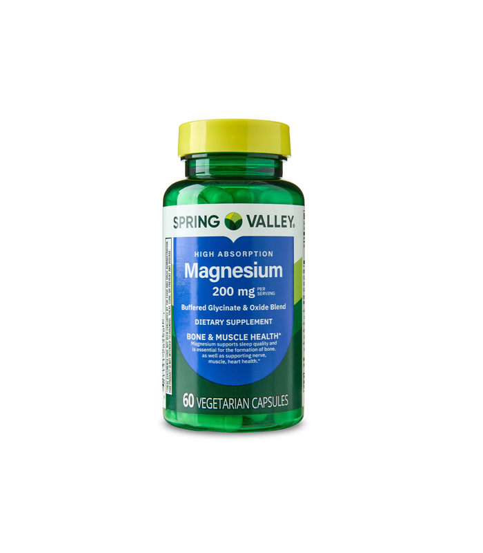 Spring-Valley-High-Absorption-Magnesium-200-mg---60-Vegetarian-Capsules Spring Valley High Absorption Magnesium 200 mg - 60 Vegetarian Capsules