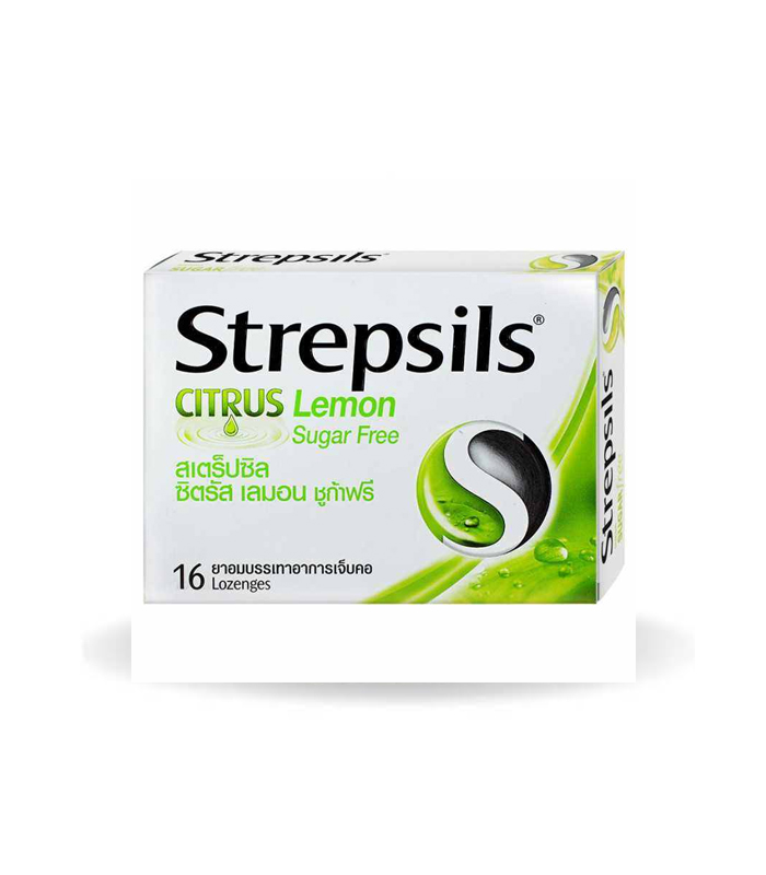 Strepsils-Citrus-Lemon-Sugar-Free-Sore-Throat-Lozenges---16-Lozenges Strepsils Citrus Lemon Sugar Free Sore Throat Lozenges - 16 Lozenges