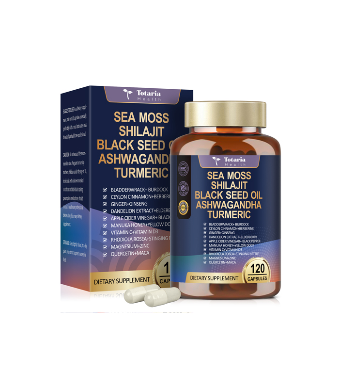 Totaria-Health-Sea-Moss-Shilajit-Black-Seed-Oil-(120-Capsules) Totaria Health Sea Moss Shilajit Black Seed Oil (120 Capsules)